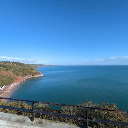 Spacious First Floor Family Flat, Sea View Torquay Exterior foto